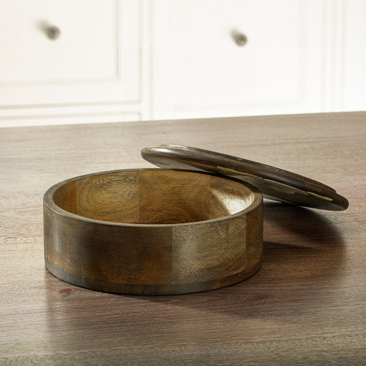 Frangipani Wooden Bread/Tortillas Box