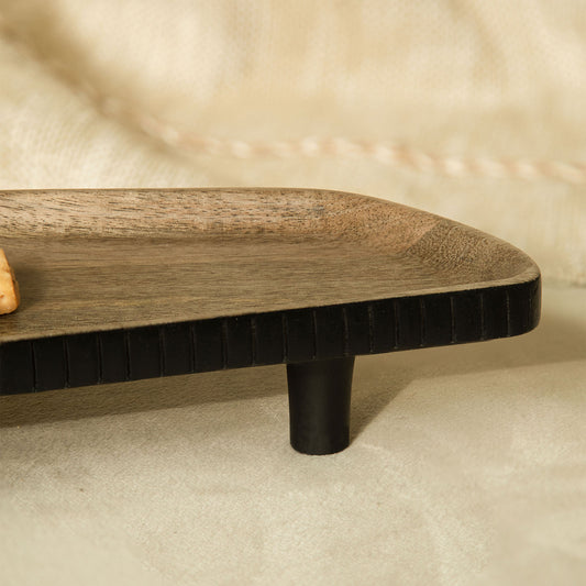 Orbis Asymmetric Tri Legged Platter