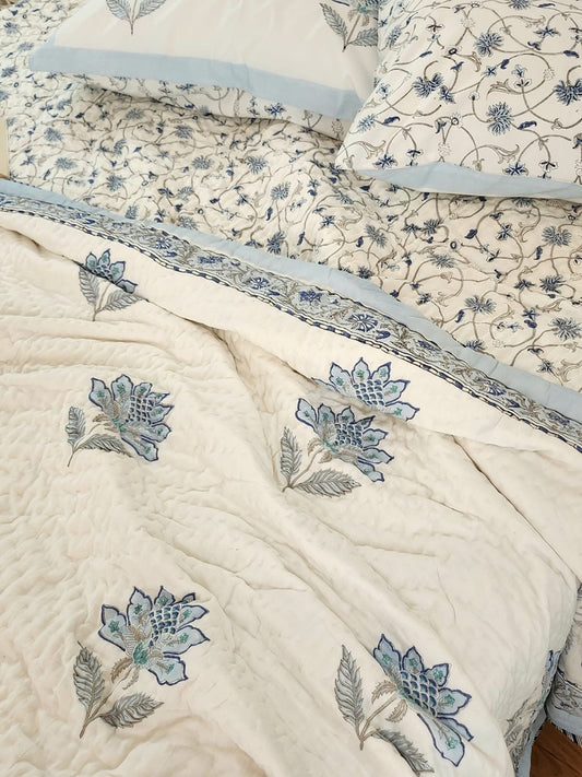 Blue Blossom Quilt