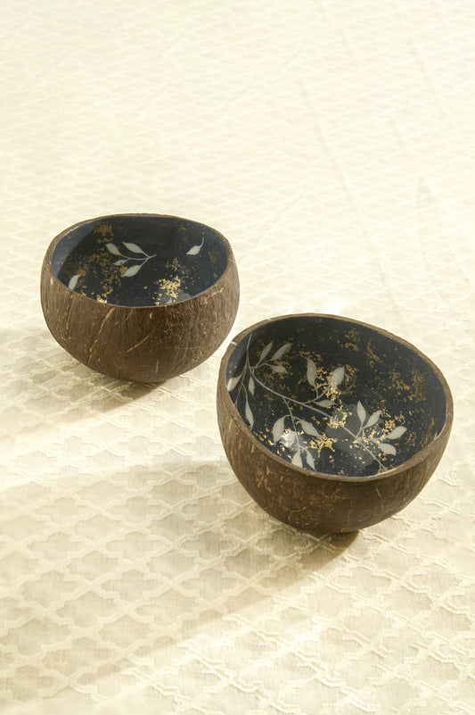 Winter nights coconut bowl set of 2