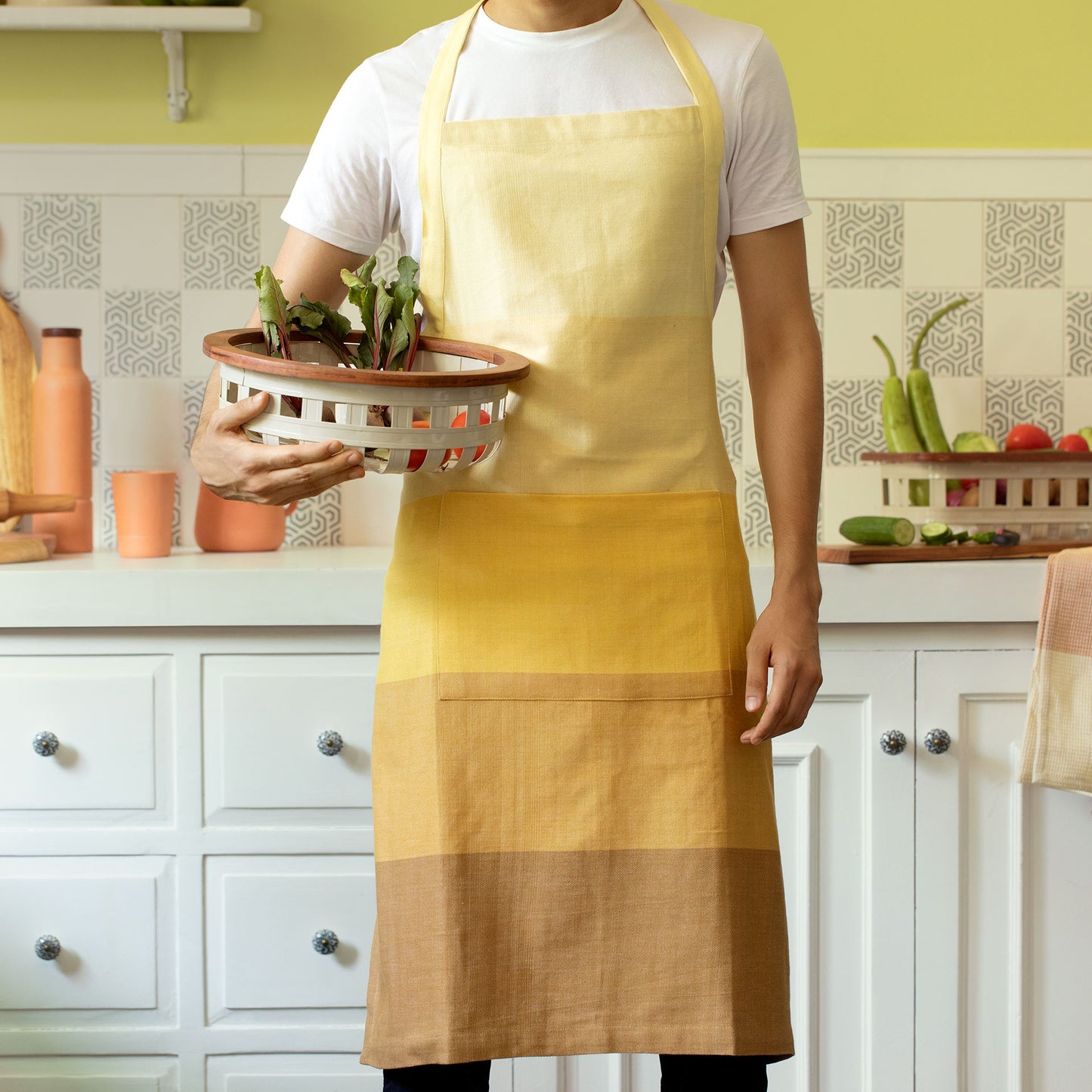 Cotton Kitchen Apron (3 colors)