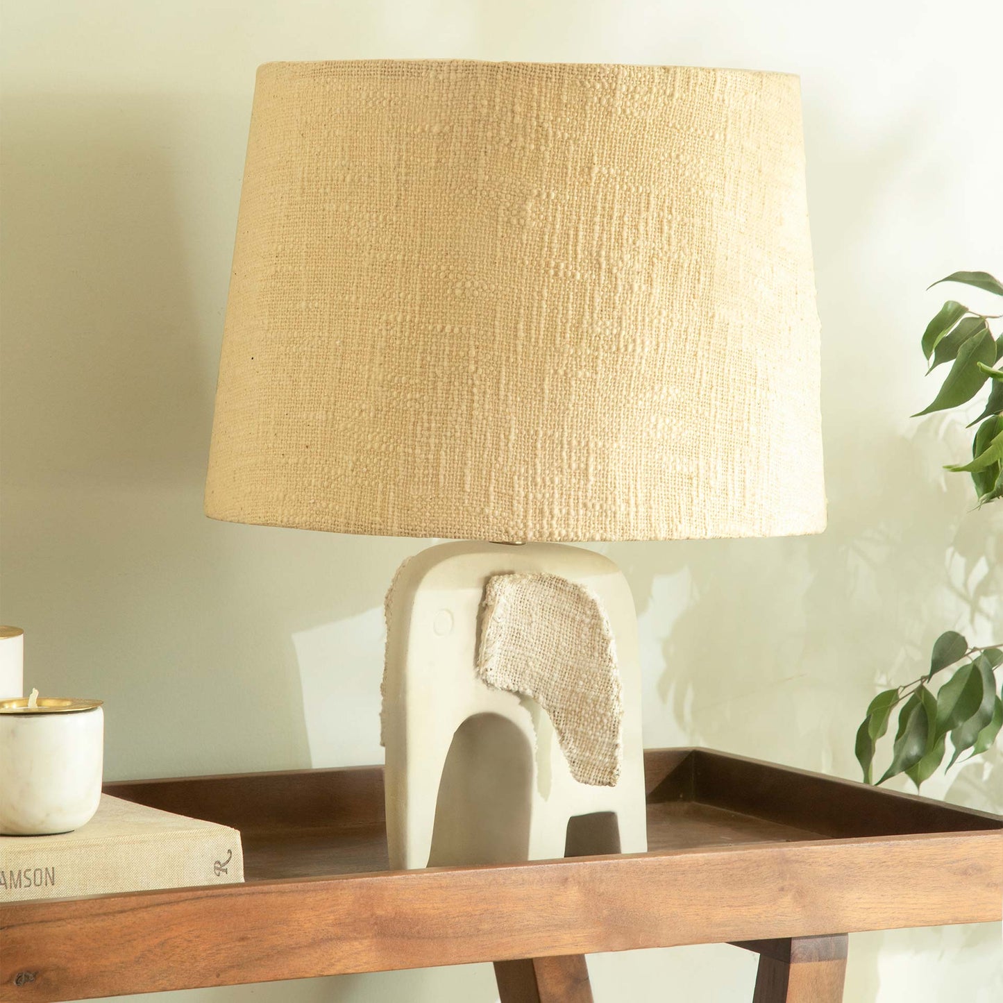 Sarafay Ecomix Elephant Lamp with Shade