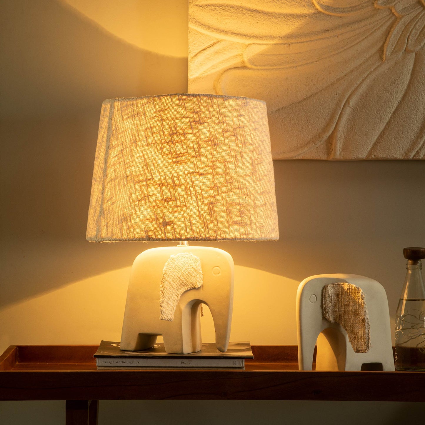 Sarafay Ecomix Elephant Lamp with Shade