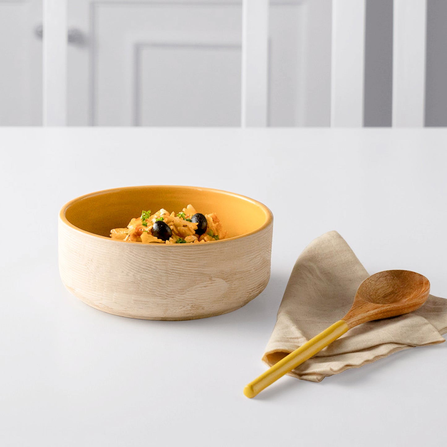 Amber Love Ceramic Serving Bowl