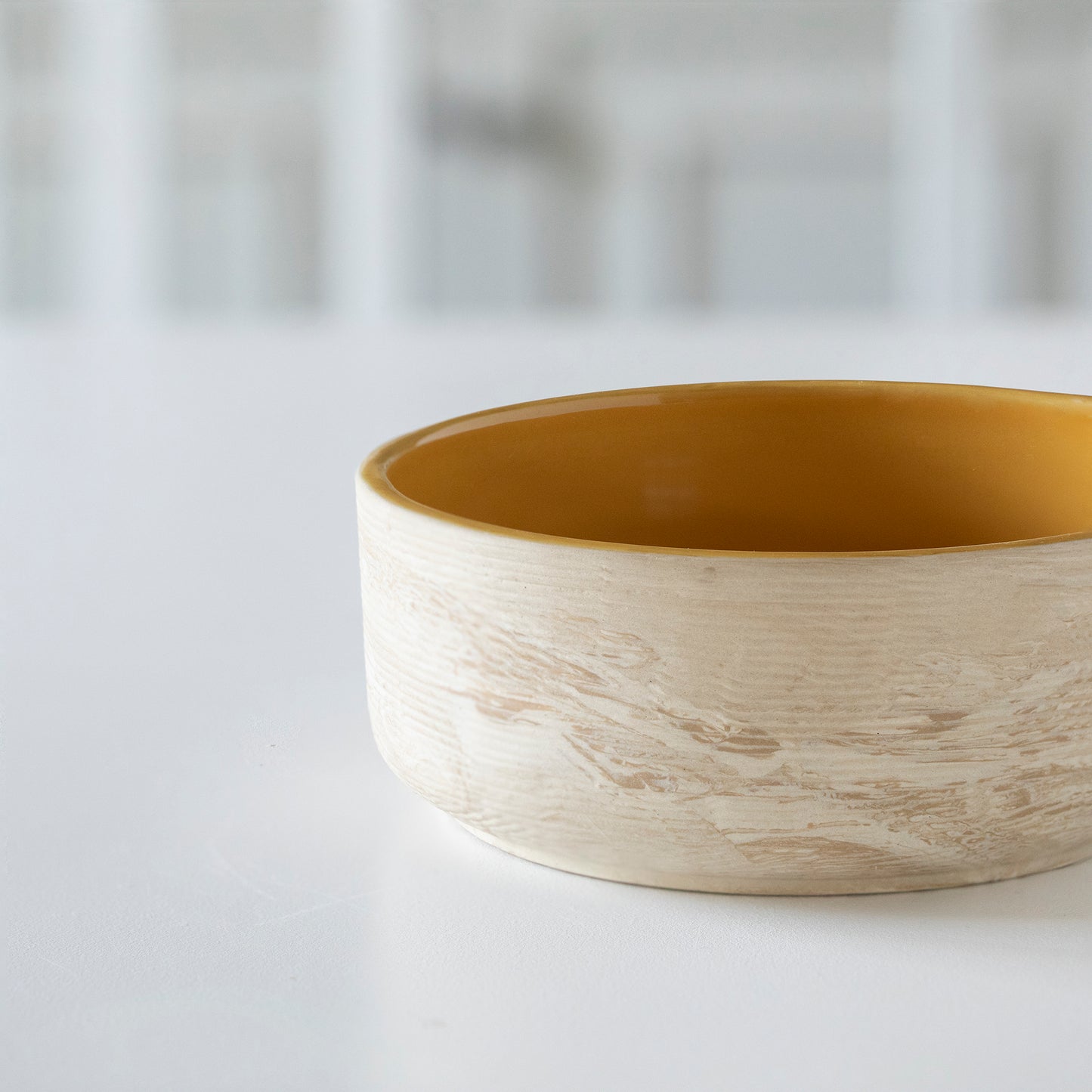 Amber Love Ceramic Serving Bowl