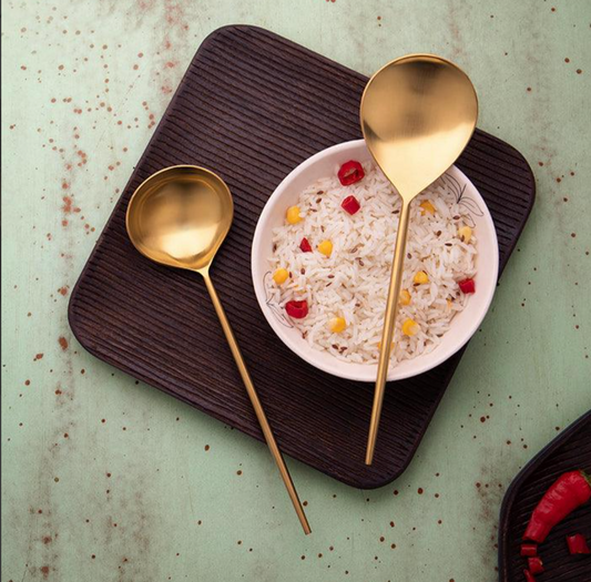 Aura Gold Serving Set of Two