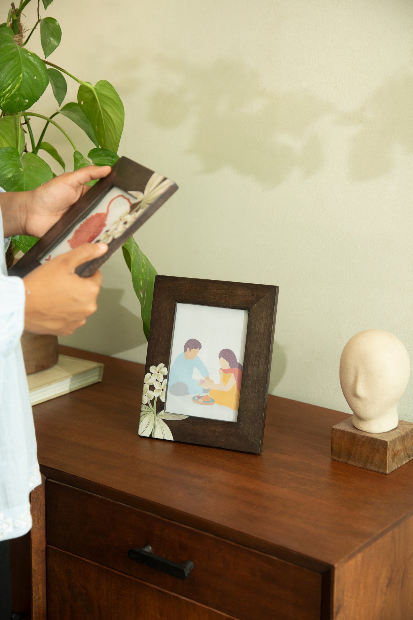 Frangipani Photo Frame