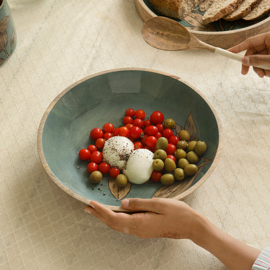 Iris Salad Serving Bowl