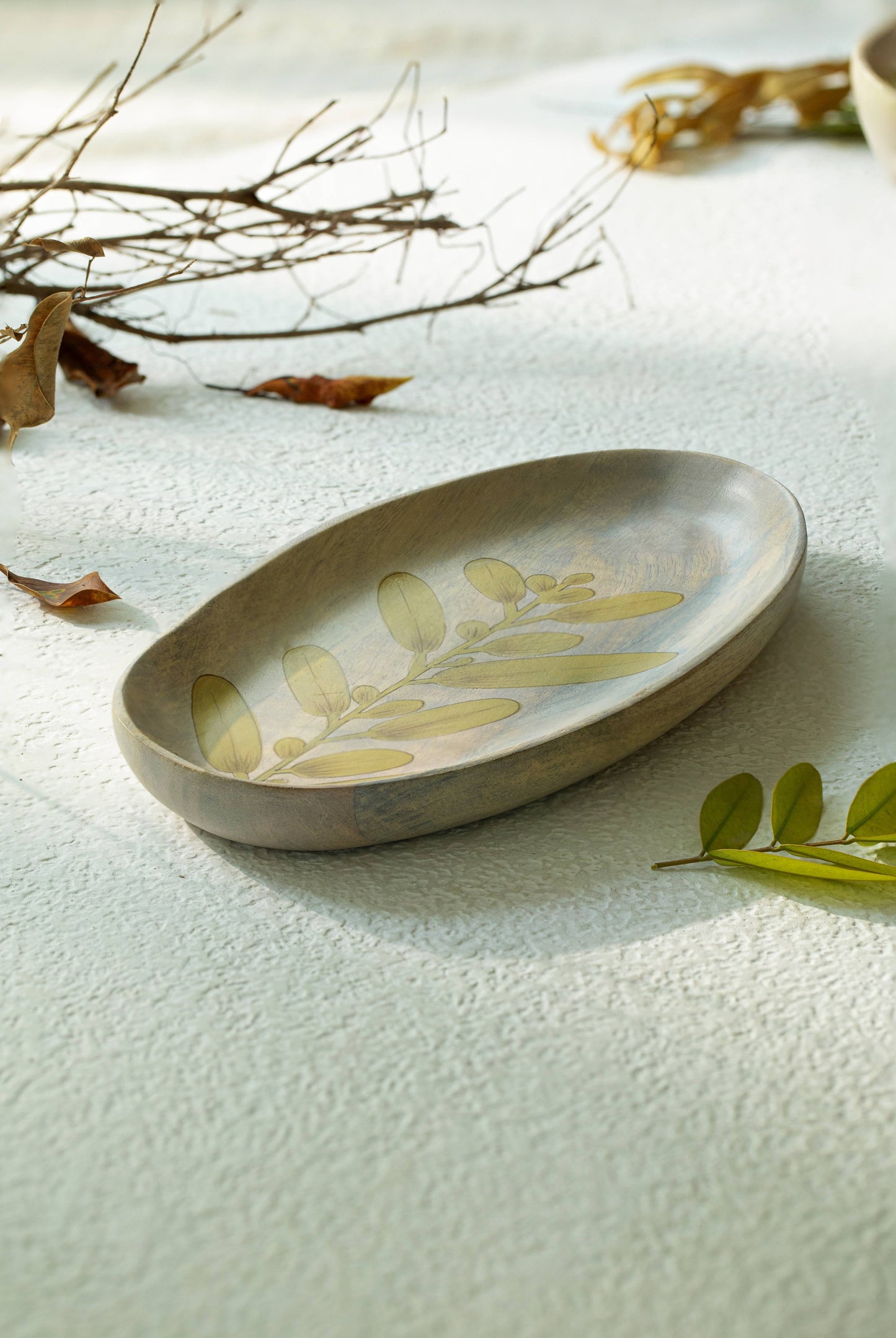 Wisteria Yellow Platter