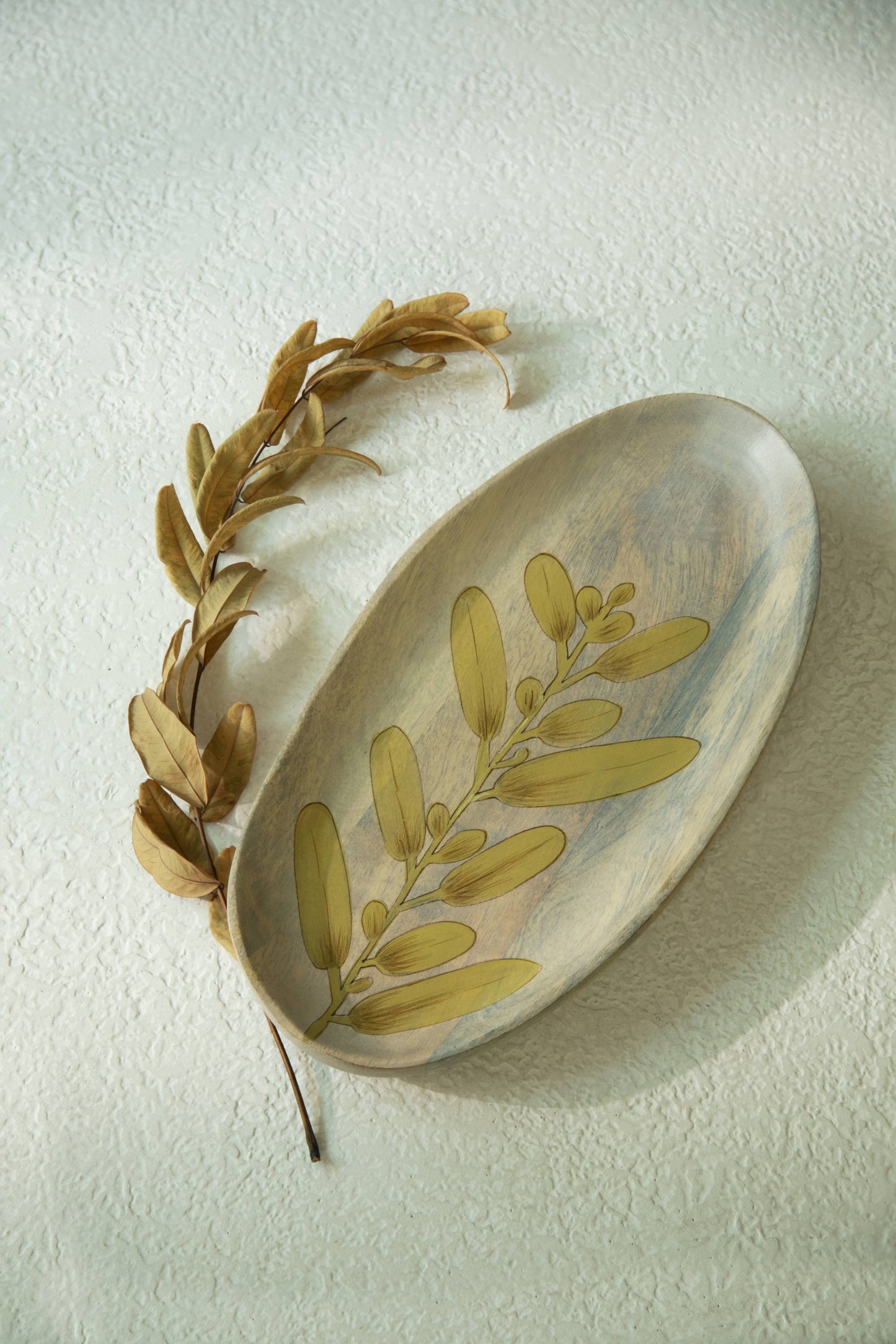 Wisteria Yellow Platter