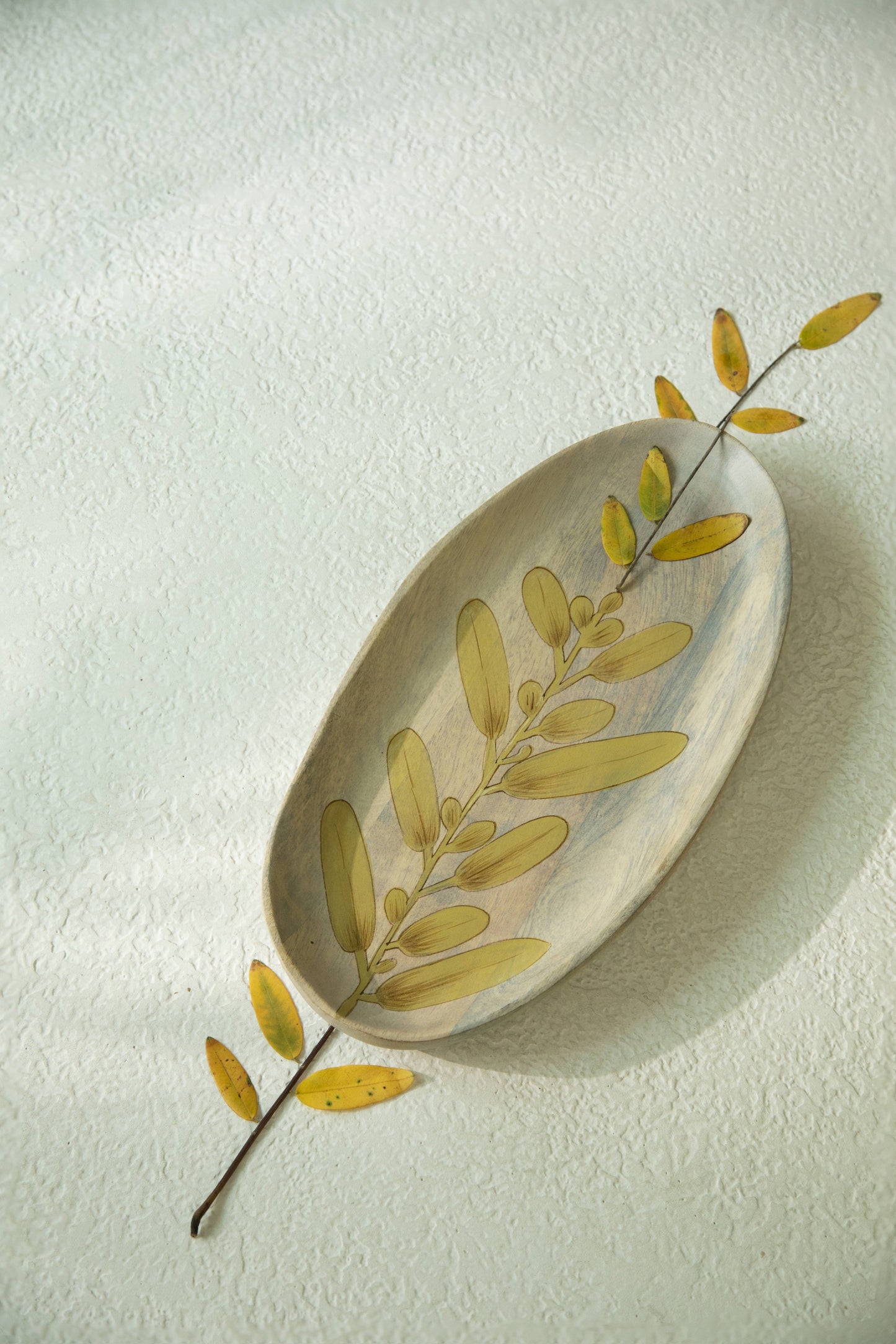 Wisteria Yellow Platter