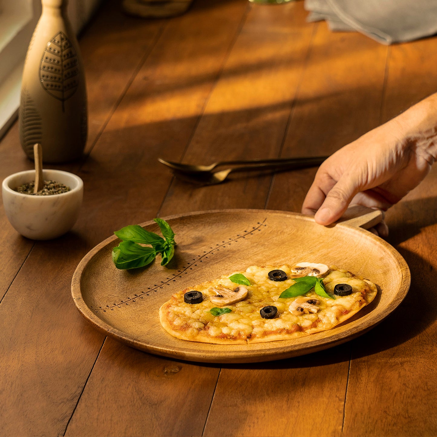 Stitch Sense Mango Wood Platter