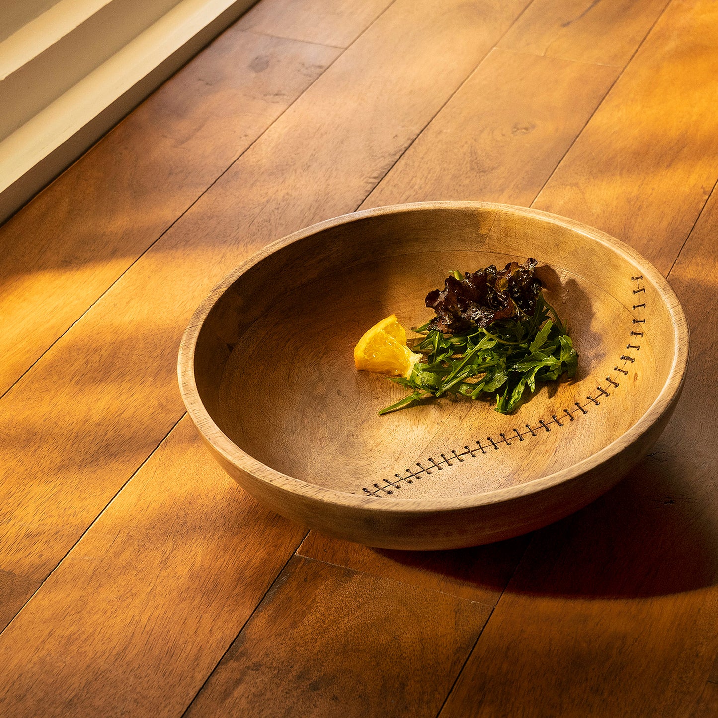 Stitch Sense Mango Wood Bowl