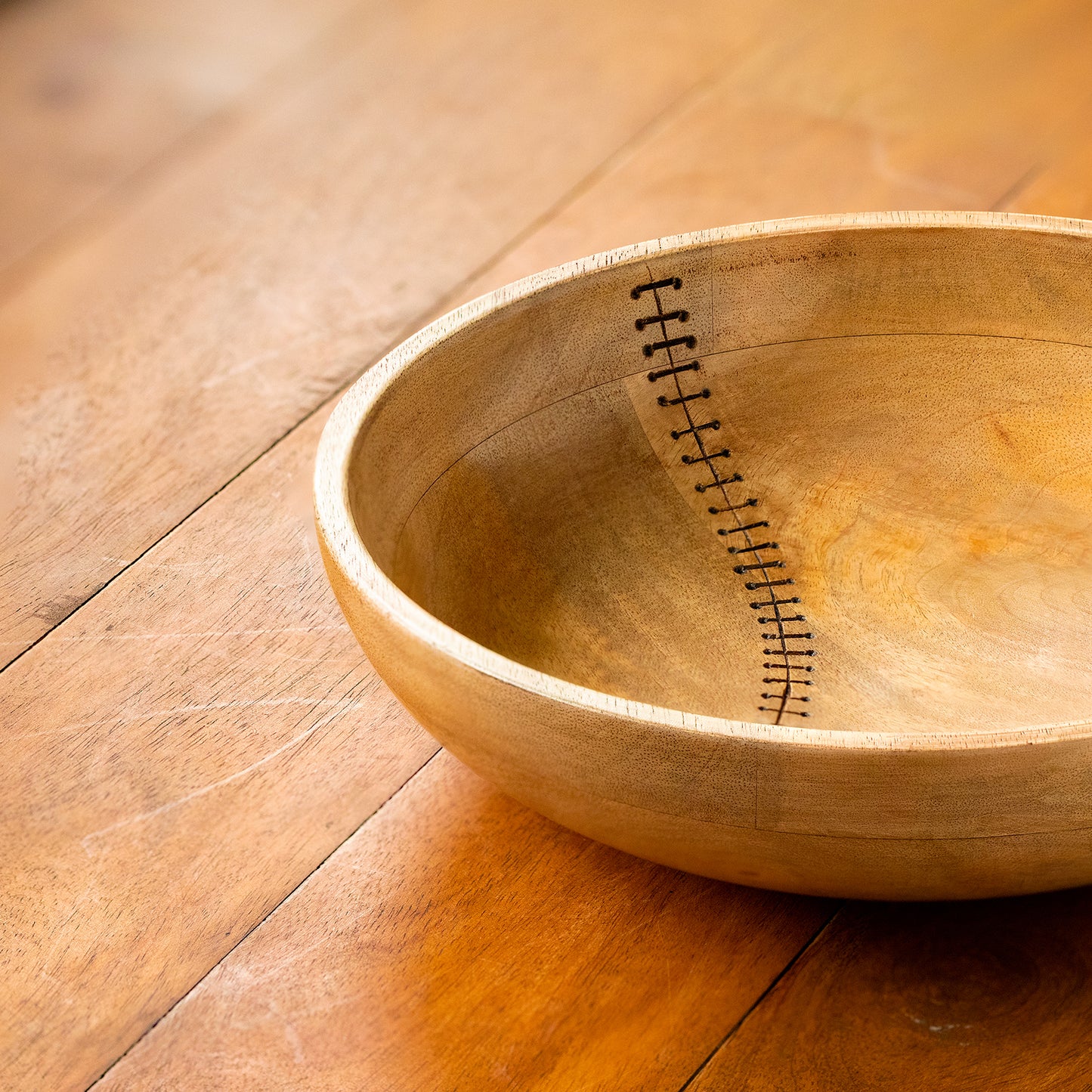 Stitch Sense Mango Wood Bowl