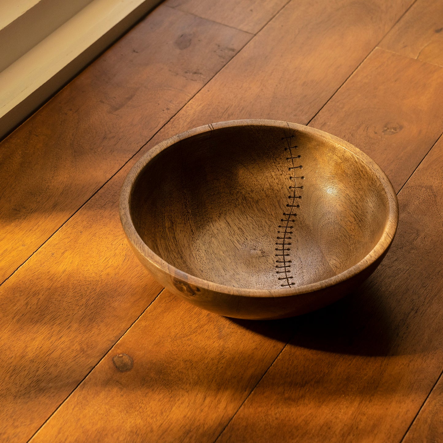 Stitch Sense Mango Wood Bowl